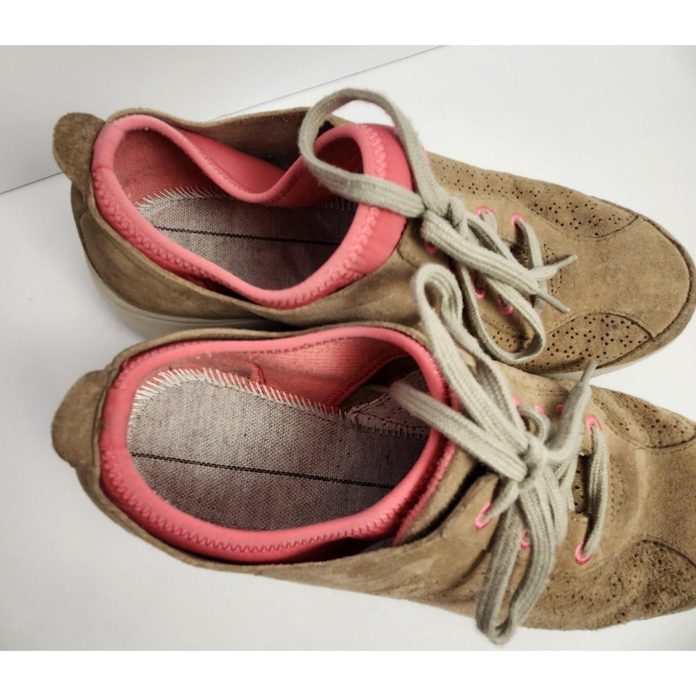 Dansko Women's Tan Suede/Pink Elise Comfort Sneakers Size 39 (8) - Picture 8 of 9